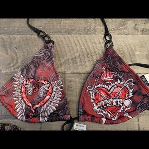 Sinful Red Medium bikini